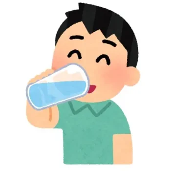 正しい水分補給の方法 ①